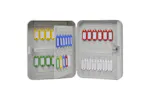 Key Box With Lock White 20 X 75 X 25 Cm Steel Key Box With Lock White 20 X 75 X 25 Cm Steel