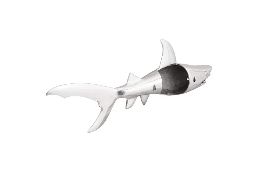 Sculpture Silver 68 X 20 X 24 Cm Aluminium Sculpture Silver 68 X 20 X 24 Cm Aluminium