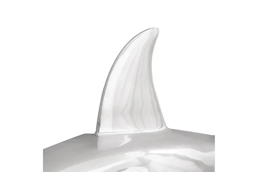 Sculpture Silver 68 X 20 X 24 Cm Aluminium Sculpture Silver 68 X 20 X 24 Cm Aluminium