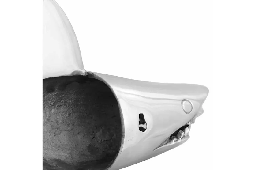 Sculpture Silver 68 X 20 X 24 Cm Aluminium Sculpture Silver 68 X 20 X 24 Cm Aluminium