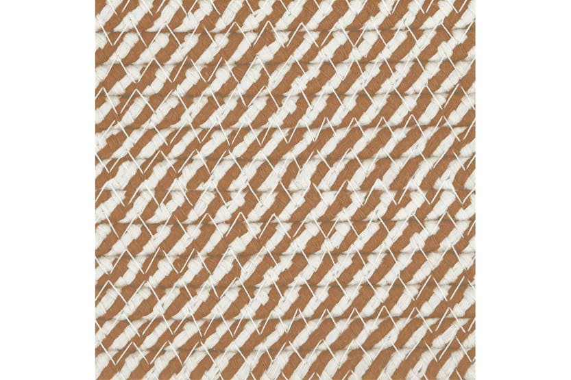 Storage Basket Brown And White 38x46 Cm Cotton Storage Basket Brown And White 38x46 Cm Cotton