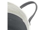 Storage Basket Grey And White 38x46 Cm Cotton Storage Basket Grey And White 38x46 Cm Cotton