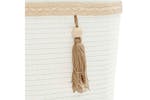 Storage Basket White 38x36 Cm Cotton Storage Basket White 38x36 Cm Cotton