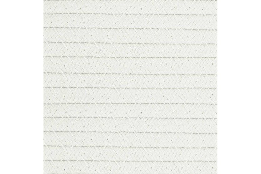 Storage Basket White 40x35 Cm Cotton Storage Basket White 40x35 Cm Cotton