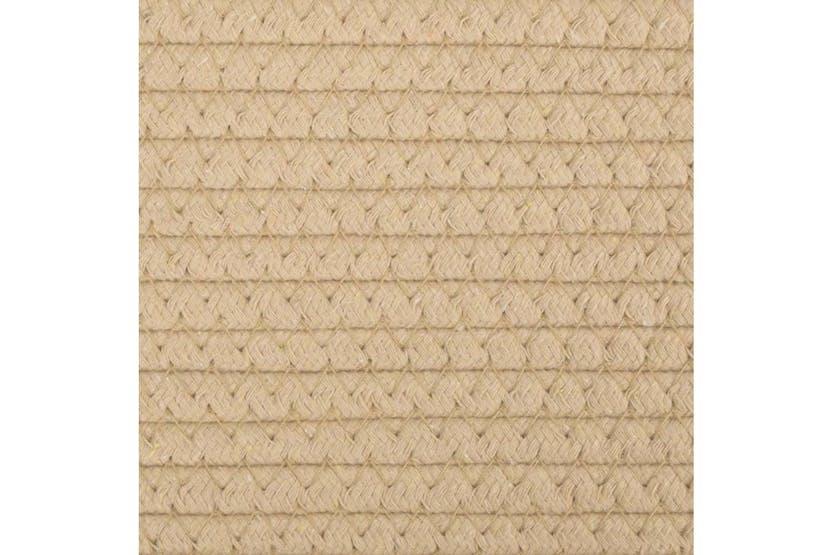 Storage Baskets 2 Pcs Beige And White 28x28 Cm Cotton Storage Baskets 2 Pcs Beige And White 28x28 Cm Cotton