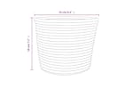 Storage Baskets 2 Pcs Brown And White 24x18 Cm Cotton Storage Baskets 2 Pcs Brown And White 24x18 Cm Cotton