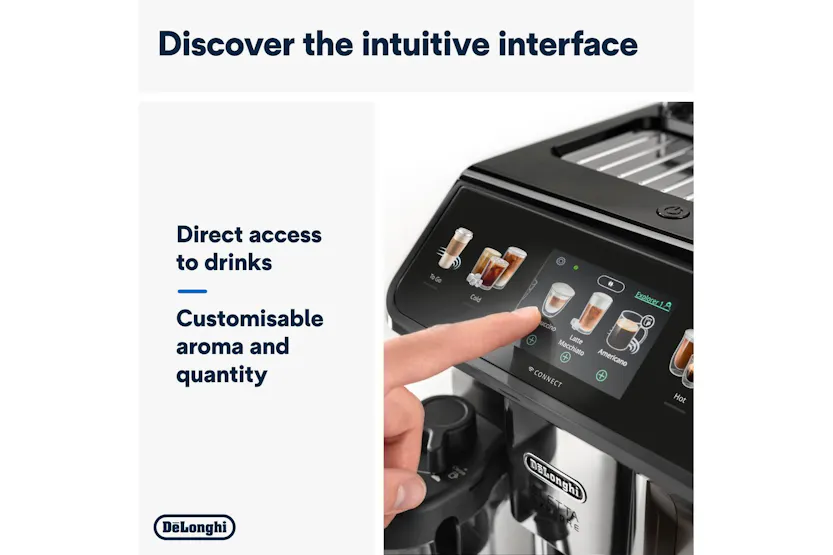 De'Longhi Eletta Explore Fully Automatic Bean-to-Cup Coffee Machine | ECAM450.86.T | Titanium De'Longhi Eletta Explore Fully Automatic Bean-to-Cup Coffee Machine | ECAM450.86.T | Titanium