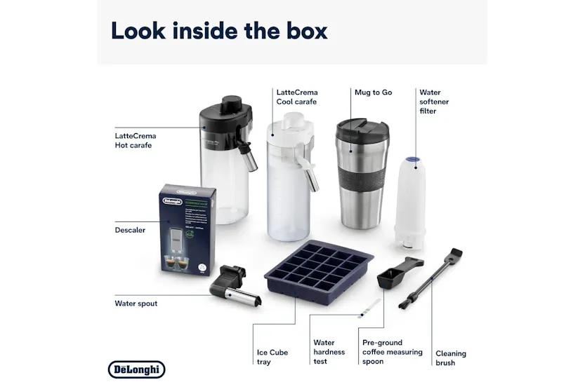 De'Longhi Eletta Explore Fully Automatic Bean-to-Cup Coffee Machine | ECAM450.86.T | Titanium De'Longhi Eletta Explore Fully Automatic Bean-to-Cup Coffee Machine | ECAM450.86.T | Titanium