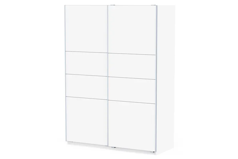 Fast Sliding Door Wardrobe | 2 Doors | White | 1.5m Fast Sliding Door Wardrobe | 2 Doors | White | 1.5m