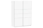 Fast Sliding Door Wardrobe | 2 Doors | White | 1.5m Fast Sliding Door Wardrobe | 2 Doors | White | 1.5m
