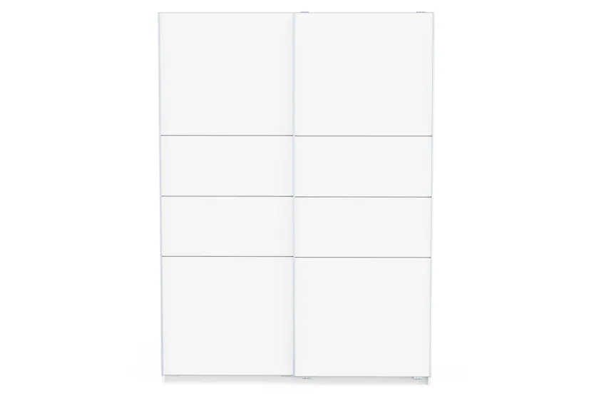 Fast Sliding Door Wardrobe | 2 Doors | White | 1.5m Fast Sliding Door Wardrobe | 2 Doors | White | 1.5m