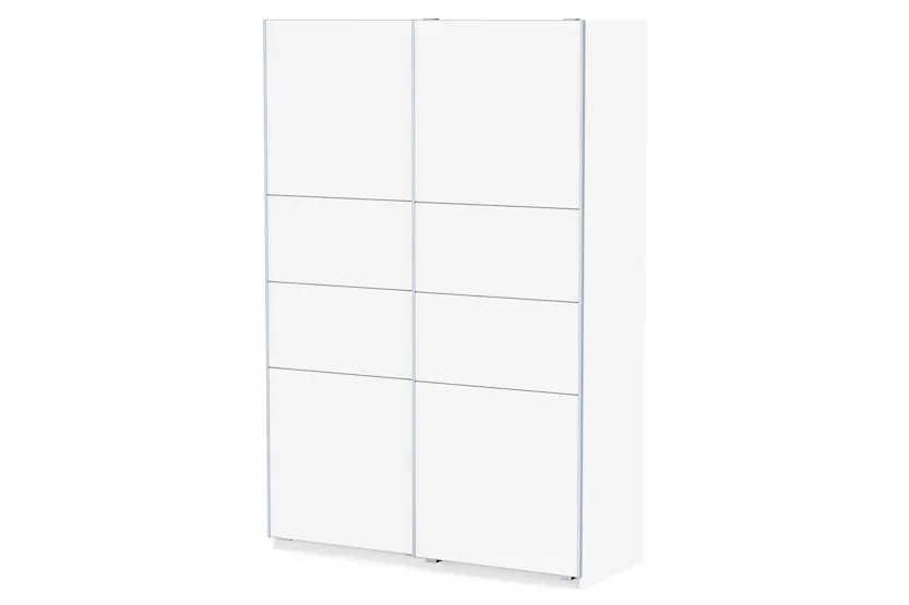 Fast Sliding Door Wardrobe | 2 Doors | White | 1.2m Fast Sliding Door Wardrobe | 2 Doors | White | 1.2m