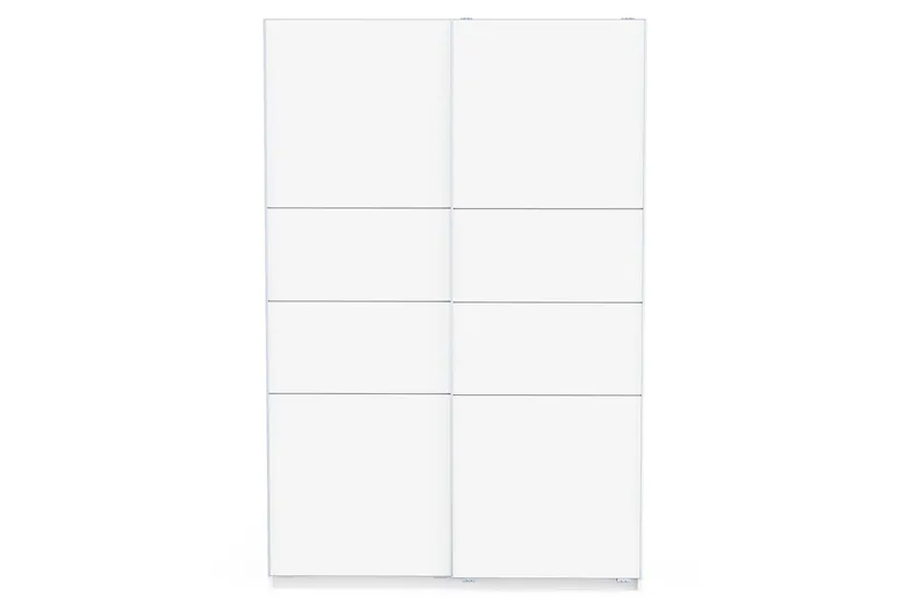 Fast Sliding Door Wardrobe | 2 Doors | White | 1.2m Fast Sliding Door Wardrobe | 2 Doors | White | 1.2m