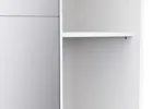 Fast Sliding Door Wardrobe with Mirror | 2 Doors | White | 1.5 m Fast Sliding Door Wardrobe with Mirror | 2 Doors | White | 1.5 m