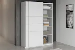Fast Sliding Door Wardrobe | 2 Doors | White | 1.2m Fast Sliding Door Wardrobe | 2 Doors | White | 1.2m