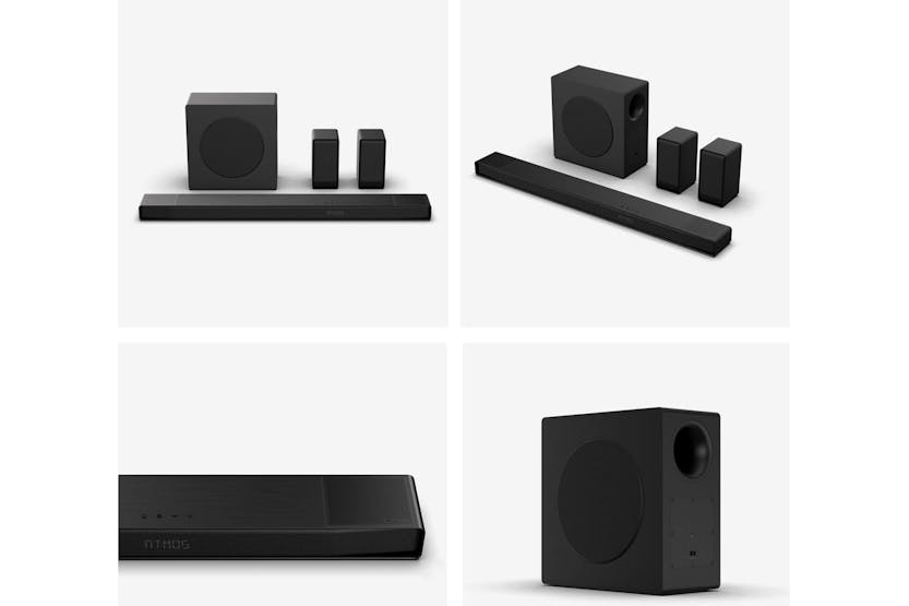Hisense AX Series 5.1.4ch Soundbar with Wireless Subwoofer and Rear Speakers | AX5140Q Hisense AX Series 5.1.4ch Soundbar with Wireless Subwoofer and Rear Speakers | AX5140Q