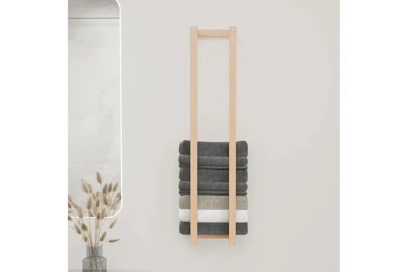 Towel Rack 23x18x110 Cm Solid Wood Pine Towel Rack 23x18x110 Cm Solid Wood Pine