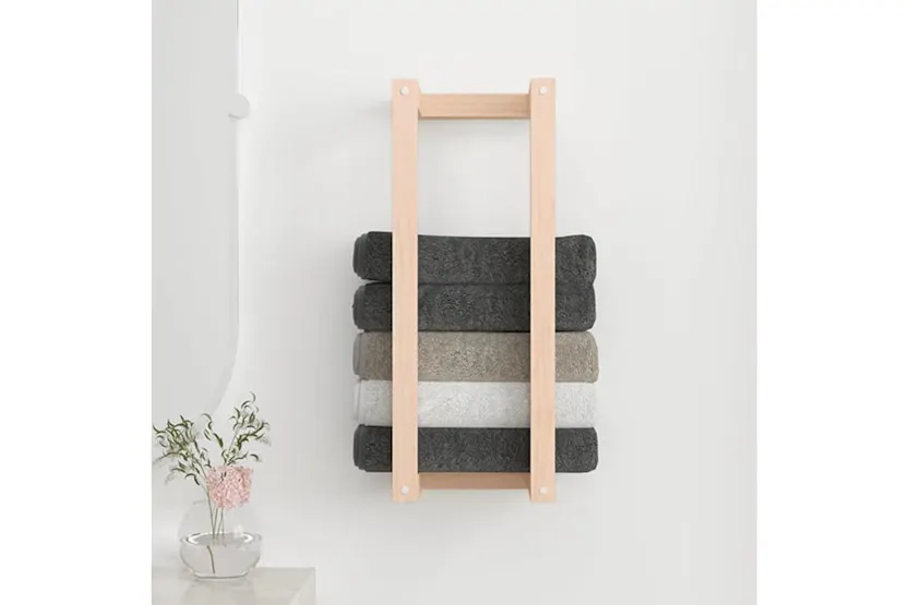Towel Rack 23x18x60 Cm Solid Wood Pine Towel Rack 23x18x60 Cm Solid Wood Pine