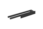 Towel Rack Black 40 X 9 X 4 Cm Stainless Steel Towel Rack Black 40 X 9 X 4 Cm Stainless Steel