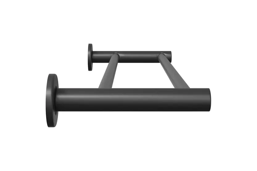 Towel Rack Black 61 X 145 X 5 Cm Stainless Steel Towel Rack Black 61 X 145 X 5 Cm Stainless Steel