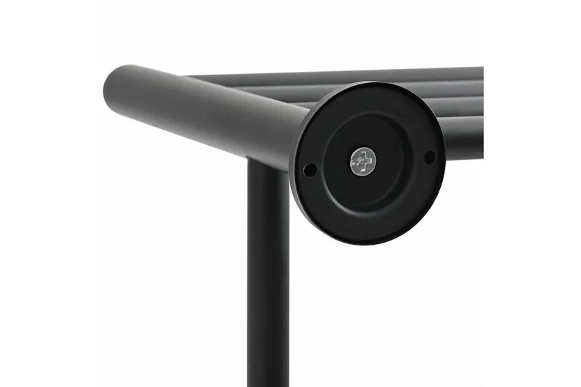 Towel Rack Black 61 X 23 X 17 Cm Stainless Steel Towel Rack Black 61 X 23 X 17 Cm Stainless Steel