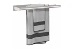 Towel Rack Silver 40 X 9 X 4 Cm Stainless Steel Towel Rack Silver 40 X 9 X 4 Cm Stainless Steel