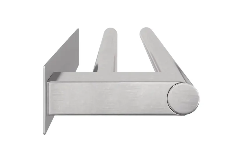 Towel Rack Silver 40 X 9 X 4 Cm Stainless Steel Towel Rack Silver 40 X 9 X 4 Cm Stainless Steel