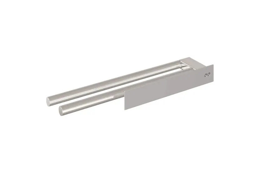 Towel Rack Silver 40 X 9 X 4 Cm Stainless Steel Towel Rack Silver 40 X 9 X 4 Cm Stainless Steel