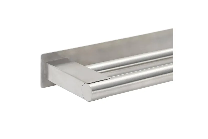 Towel Rack Silver 40 X 9 X 4 Cm Stainless Steel Towel Rack Silver 40 X 9 X 4 Cm Stainless Steel