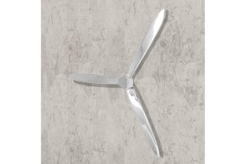 Wall-mounted Propeller Aluminium Silver 70 Cm Wall-mounted Propeller Aluminium Silver 70 Cm