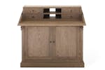 Monastery Oak Desk & Cabinet Monastery Oak Desk & Cabinet