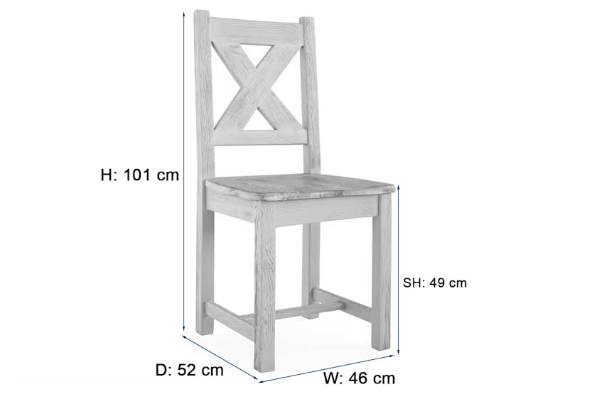 Savannah Dining Chair | Cross-Back | Colour Options Savannah Dining Chair | Cross-Back | Colour Options