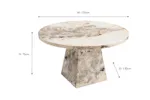 Canova Round Dining Table | Mottled Mocha Canova Round Dining Table | Mottled Mocha