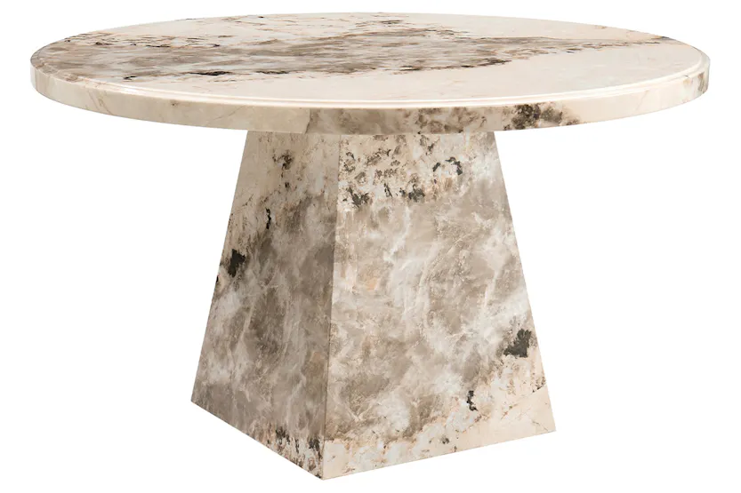 Canova Round Dining Table | Mottled Mocha Canova Round Dining Table | Mottled Mocha