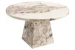 Canova Round Dining Table | Mottled Mocha Canova Round Dining Table | Mottled Mocha