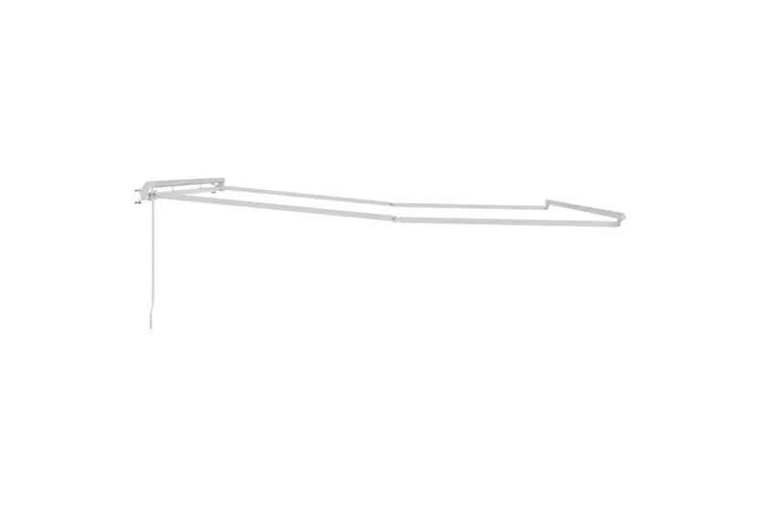 Vidaxl Awning Manual White 4 X 35 M Metal Vidaxl Awning Manual White 4 X 35 M Metal