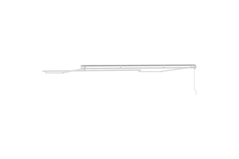 Vidaxl Awning Manual White 4 X 35 M Metal Vidaxl Awning Manual White 4 X 35 M Metal