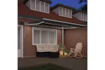 Vidaxl Awning With Manual White 3 X 25 M Metal Vidaxl Awning With Manual White 3 X 25 M Metal
