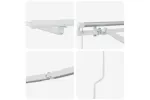 Vidaxl Awning With Manual White 3 X 25 M Metal Vidaxl Awning With Manual White 3 X 25 M Metal