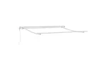 Vidaxl Awning Manual White 3 X 25 M Metal Vidaxl Awning Manual White 3 X 25 M Metal