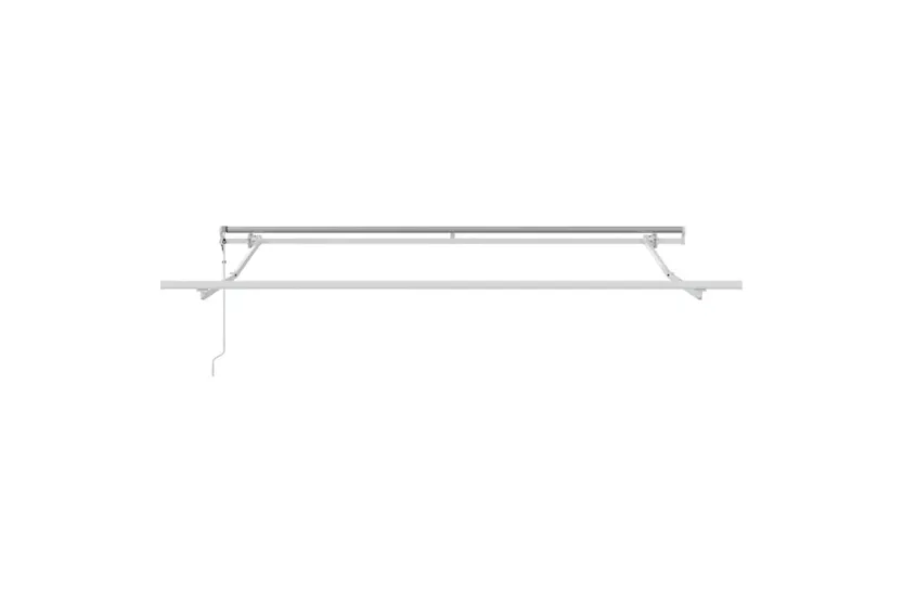 Vidaxl Awning Manual White 35 X 25 M Metal Vidaxl Awning Manual White 35 X 25 M Metal