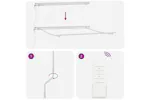 Vidaxl Awning Manual White 35 X 25 M Metal Vidaxl Awning Manual White 35 X 25 M Metal