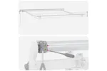 Vidaxl Awning Manual White 35 X 25 M Metal Vidaxl Awning Manual White 35 X 25 M Metal