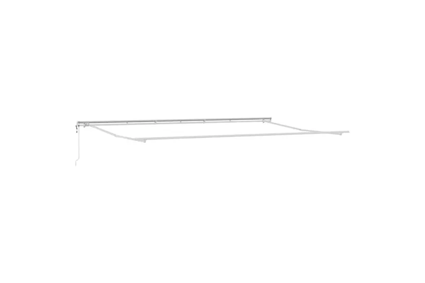 Vidaxl Awning Manual White 6 X 3 M Metal Vidaxl Awning Manual White 6 X 3 M Metal