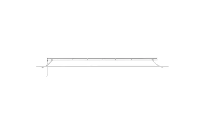 Vidaxl Awning Manual White 6 X 35 M Metal Vidaxl Awning Manual White 6 X 35 M Metal