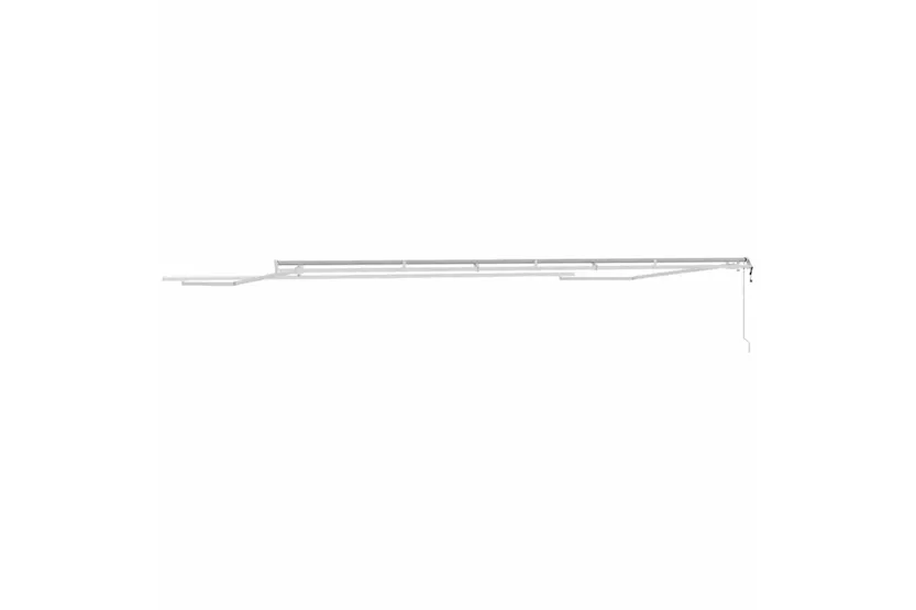 Vidaxl Awning Manual White 6 X 35 M Metal Vidaxl Awning Manual White 6 X 35 M Metal