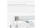 Vidaxl Awning Manual White 6 X 35 M Metal Vidaxl Awning Manual White 6 X 35 M Metal