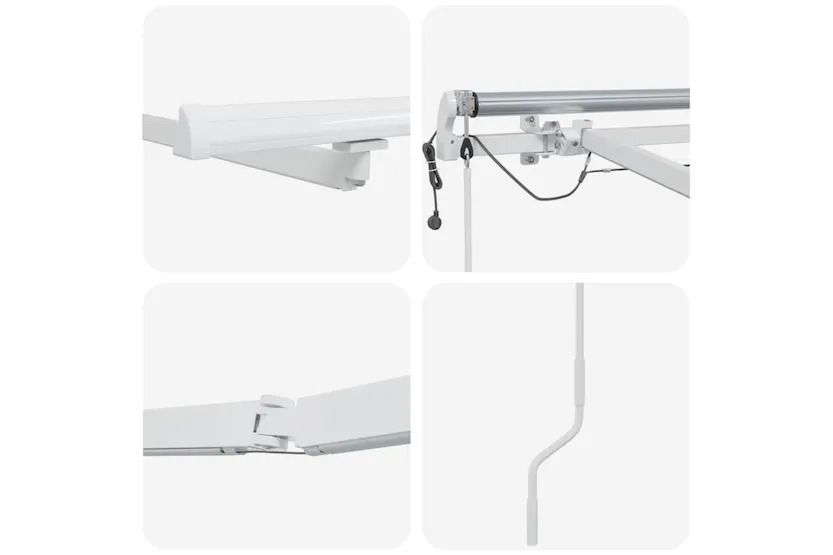 Vidaxl Awning White 5 X 3 M Metal Vidaxl Awning White 5 X 3 M Metal