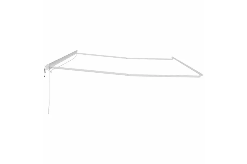 Vidaxl Awning With Manual White 6 X 3 M Metal Vidaxl Awning With Manual White 6 X 3 M Metal