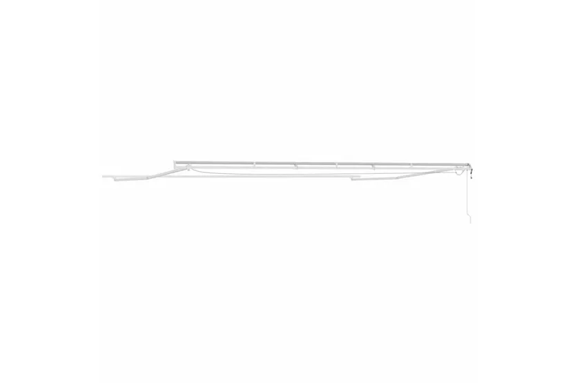 Vidaxl Awning With Manual White 6 X 3 M Metal Vidaxl Awning With Manual White 6 X 3 M Metal